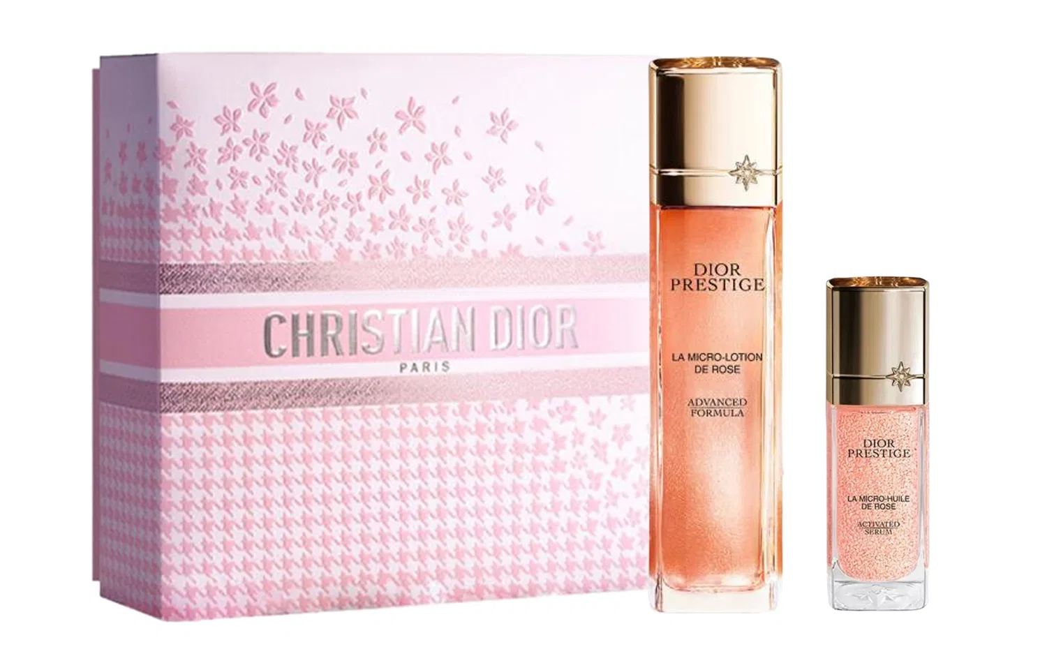 Набор сывороток для лица Secret Garden Bubble Water с розовыми бриллиантами DIOR, 150 мл + 30 мл
