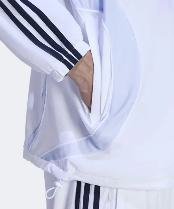 Тренировочная куртка Teamgeist Adicolor, Adidas, белый — фото 4