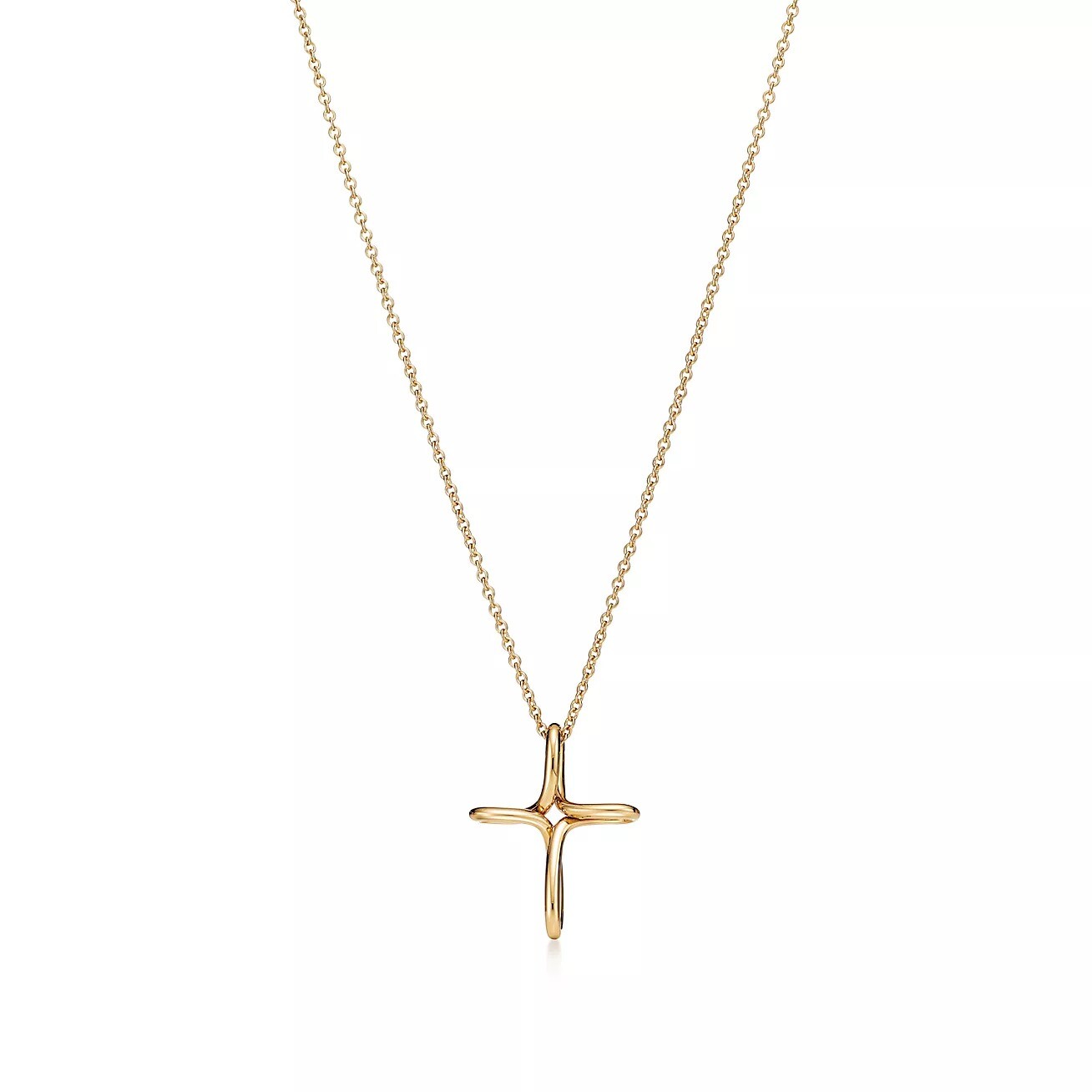 Подвеска Tiffany & Co. x Elsa Peretti Infinity Cross, золото