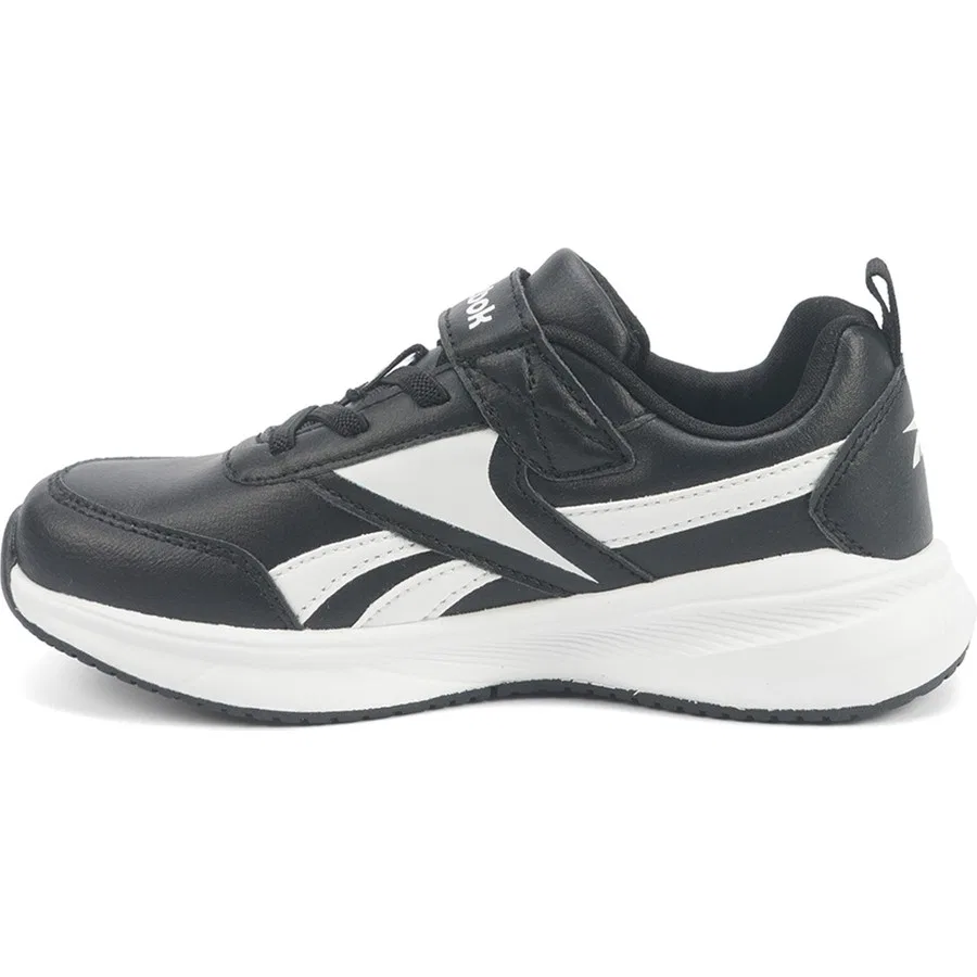 Кроссовки детские с длинным шнурком Poine One Kds Reebok, Черно-белый — фото 3