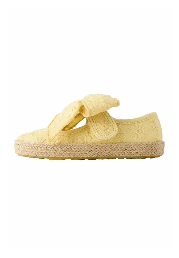 Эспадрильи с бантом, из хлопка, Regular fit - bow espadrille shoes, Next, Yellow, желтый