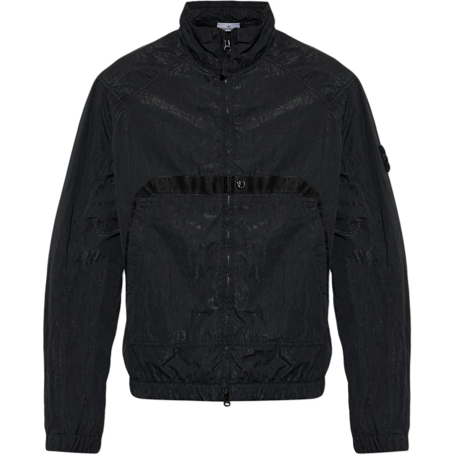 Мужская куртка с воротником-стойкой STONE ISLAND, Black