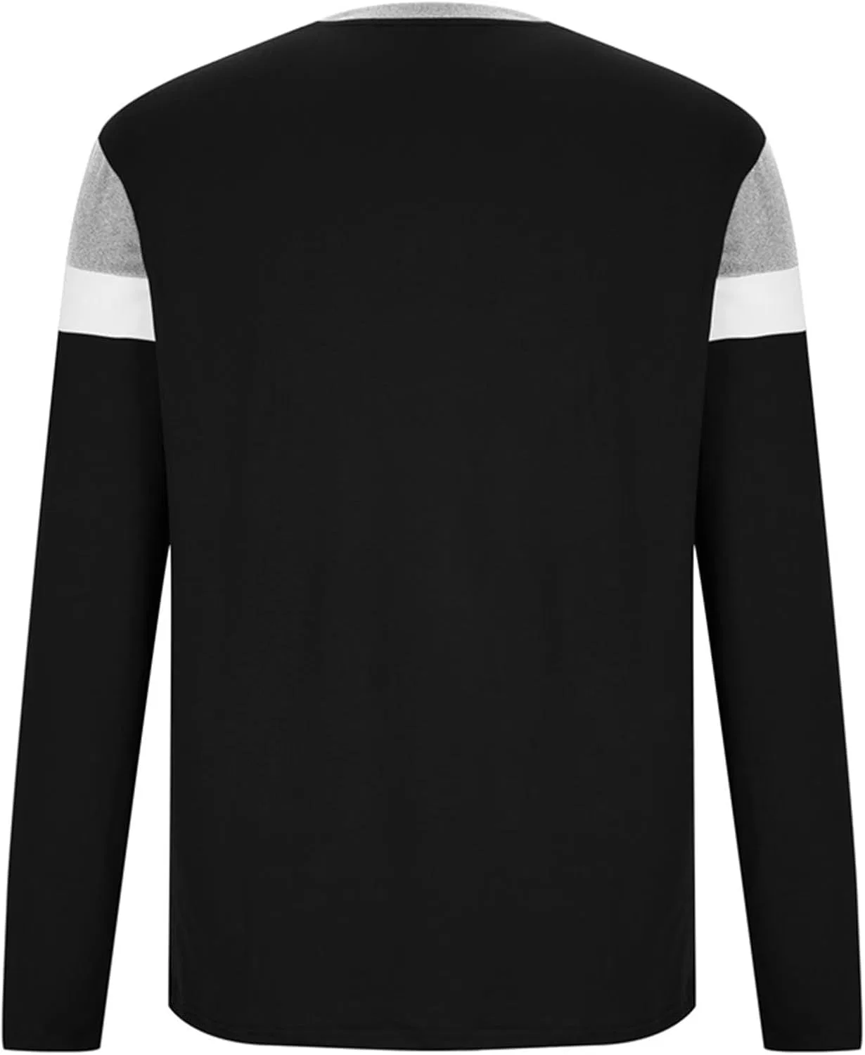 Мужская футболка с цветными блоками и полосками, Black — фото 4