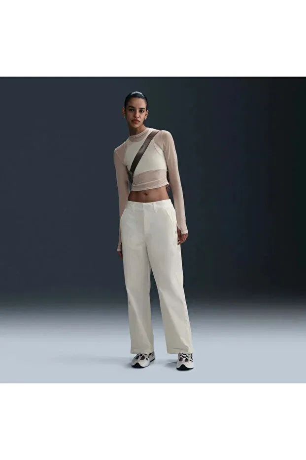 Женские брюки с широкой штаниной Nike, Nude Color