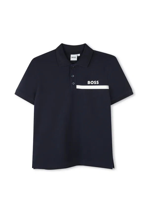 Детская рубашка поло Boss Kidswear, синий