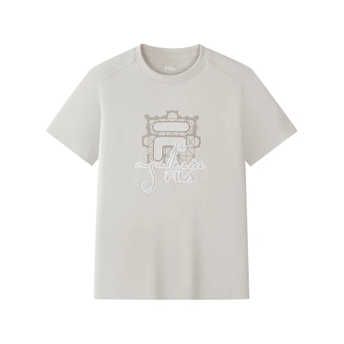Футболка с круглым вырезом для детей FILA KIDS, Cornsilk