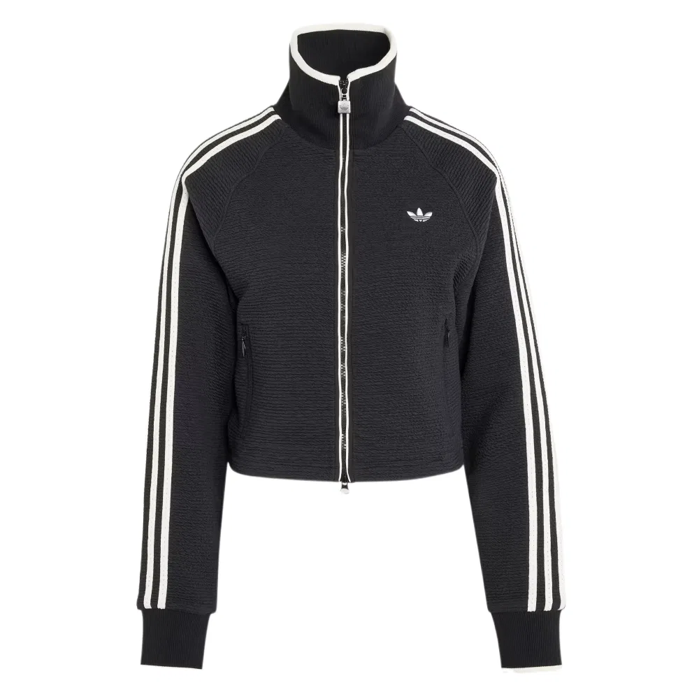 Женская куртка с высоким воротом Adidas Originals, Black/Cloud White