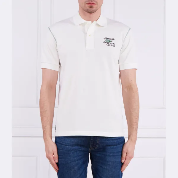 

Рубашка поло свободного кроя Lacoste, белый
