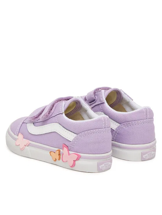 Кеды Old Skool V Butterfly Vans, фиолетовый — фото 3