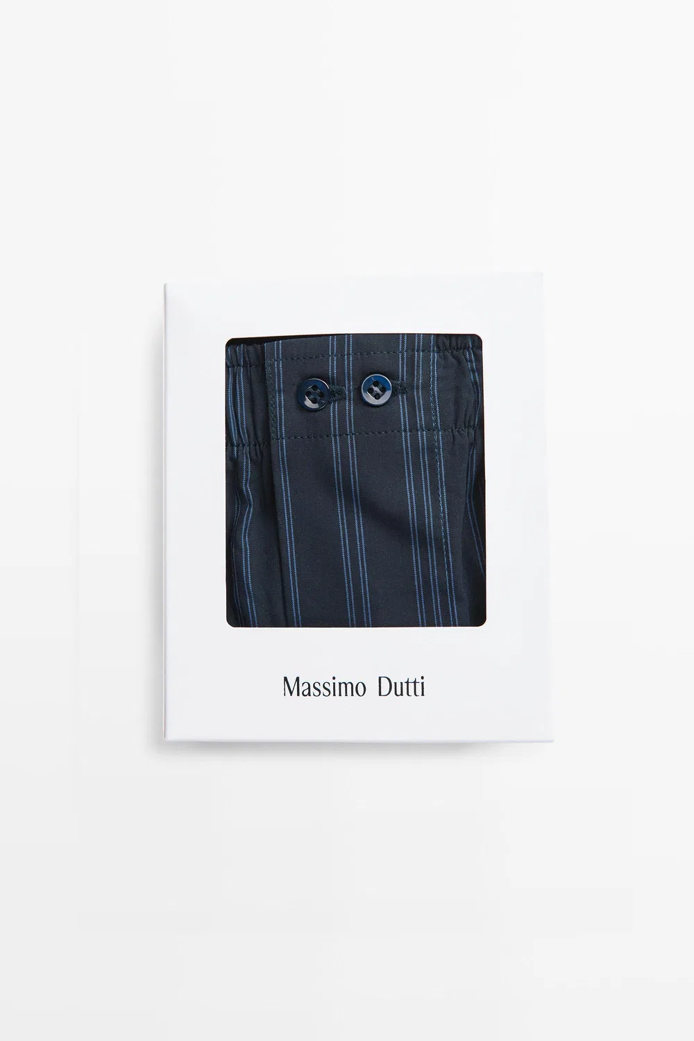Боксеры Massimo Dutti, полосатые, темно-синий — фото 3