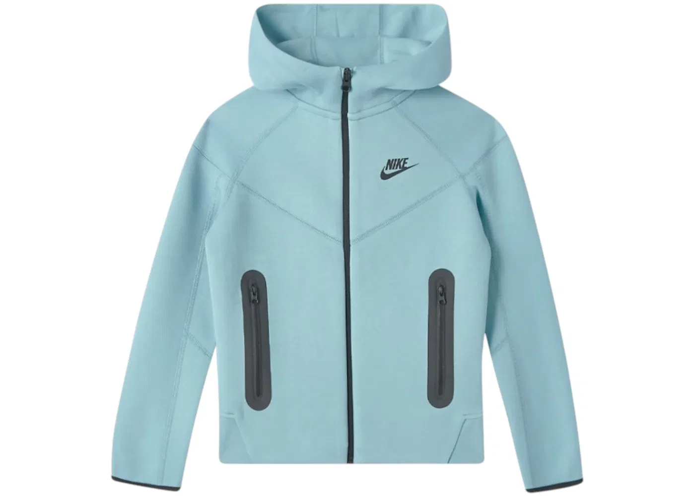 Детская худи Tech Fleece Nike, Denim Turquoise/Black