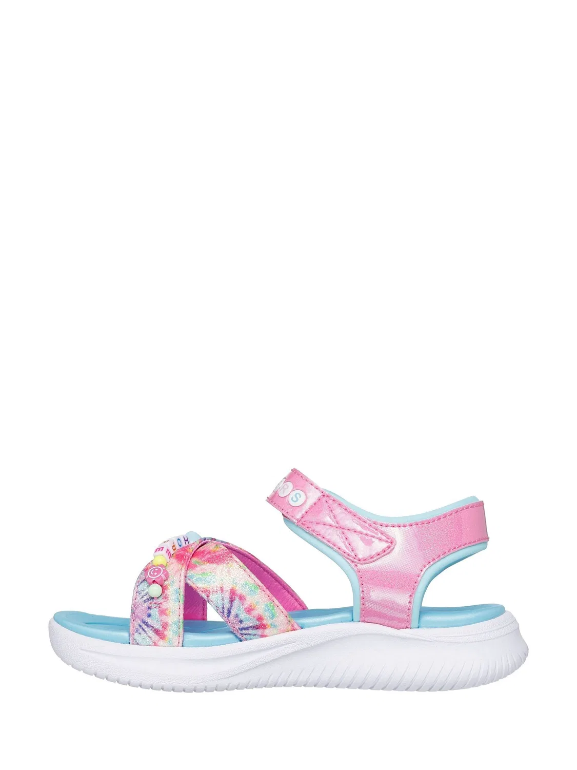 Сандалии Skechers Jumpsters Tie Dye Bffs, розовые — фото 2