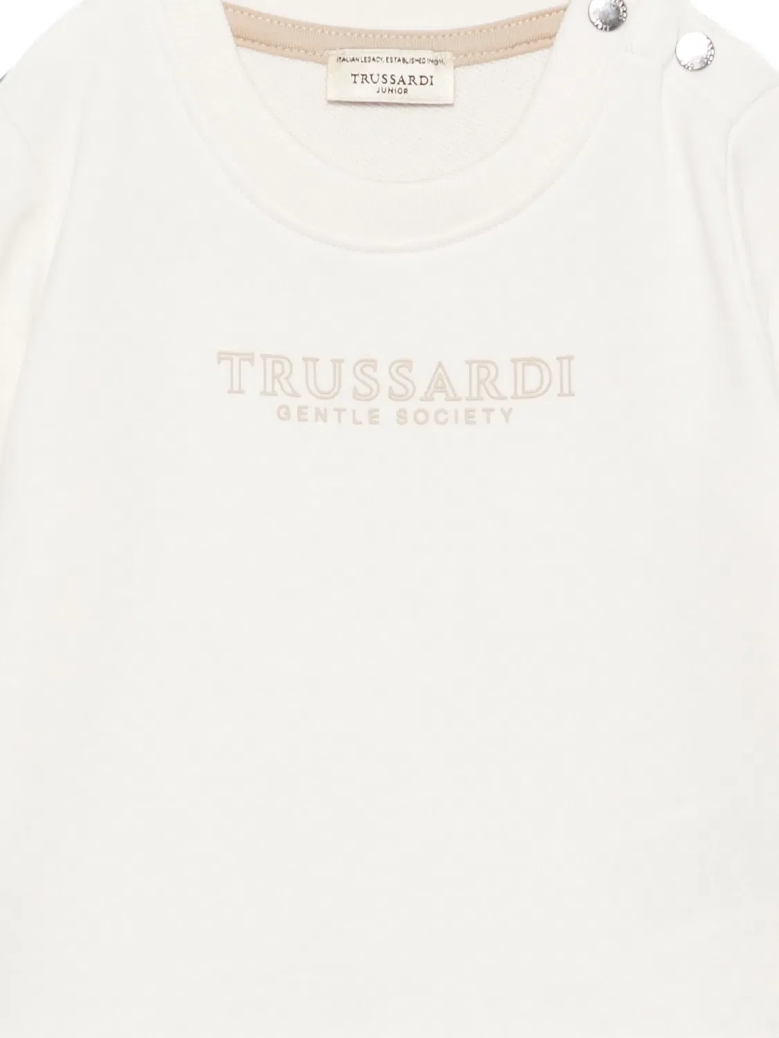 Спортивный костюм с логотипом Trussardi Junior, белый — фото 3