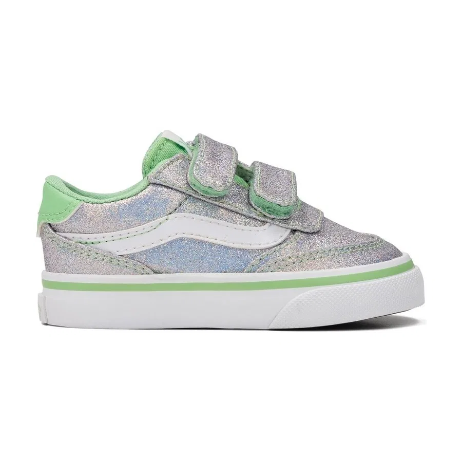 Кроссовки повседневные с закрытым носком Brooklyn Ls V Vans, Серебристо-зеленый