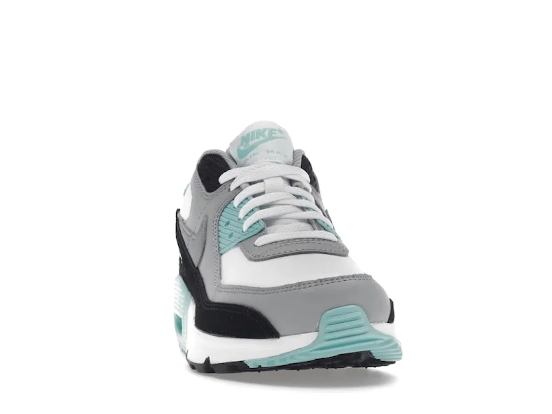 Детские кроссовки для повседневной носки Nike Air Max 90 LTR Nike, White/Particle Grey-Lt Smoke Grey — фото 2