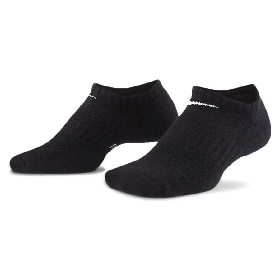 Носки спортивные с длинным рукавом Nike Everyday Cotton Lightweight, Черный — фото 2
