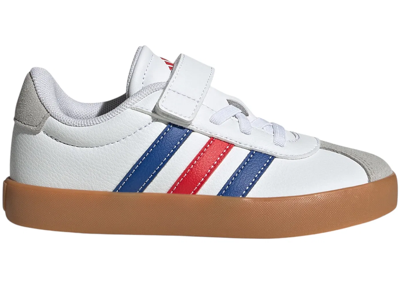 Детские кроссовки с классическим дизайном Adidas VL Court 3.0 Adidas, Cloud White Royal Blue Better Scarlet