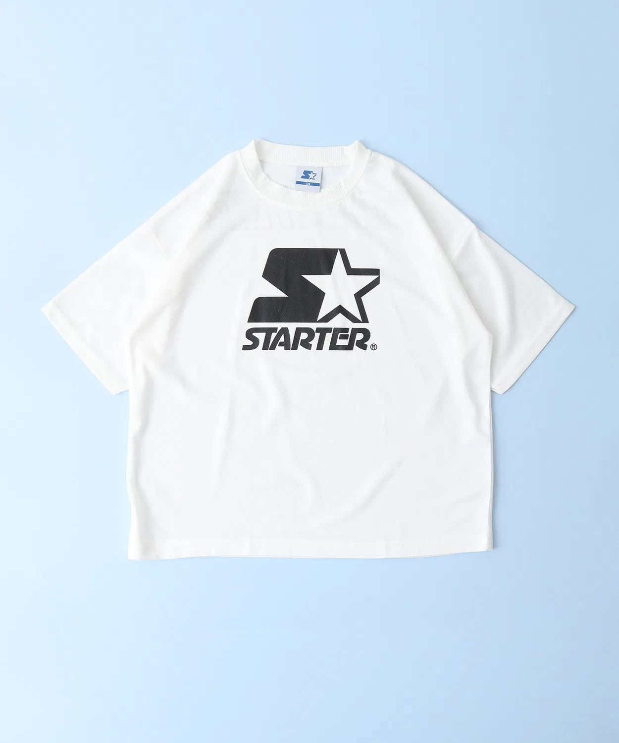 Детская футболка с принтом, из полиэстера STARTER, White — фото 2