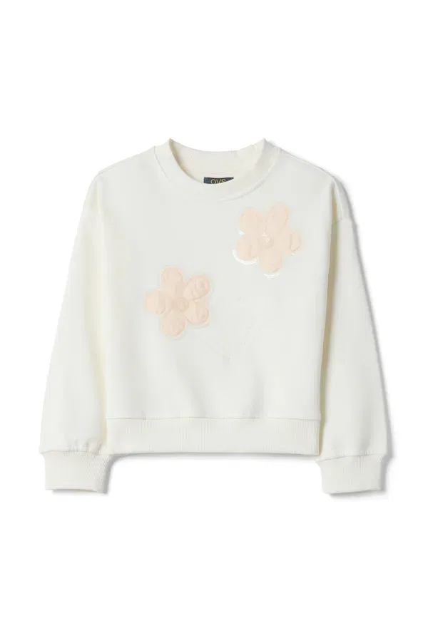 Худи с вышивкой Pure regular fit Ovs, Optical White, белый