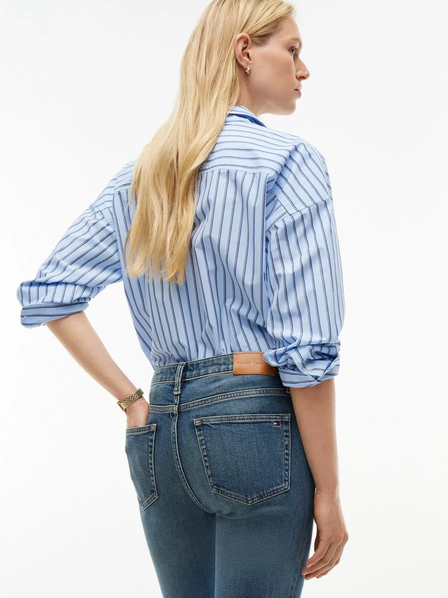 Расклешенные джинсы TOMMY HILFIGER 'SKYE ESSENTIAL' синего цвета — фото 3