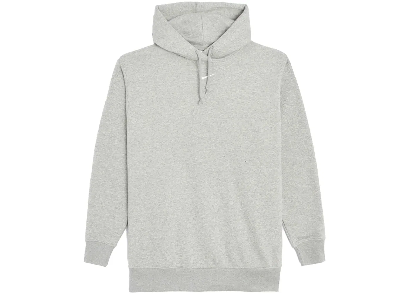 Женский худи свободного кроя Nike, Dark Grey Heather/Base Grey/White