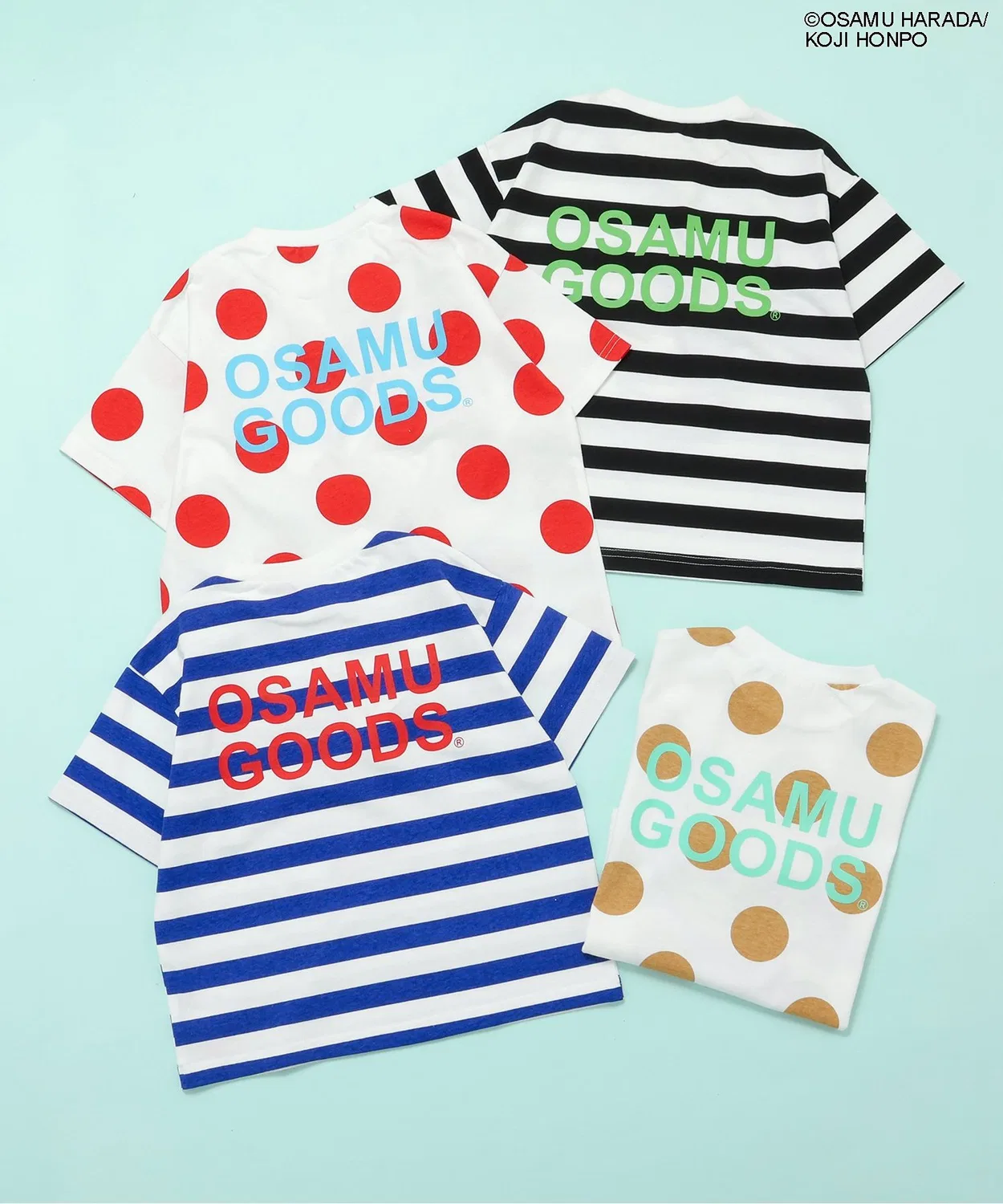 Детская футболка с принтом OSAMU GOODS, Blue — фото 3
