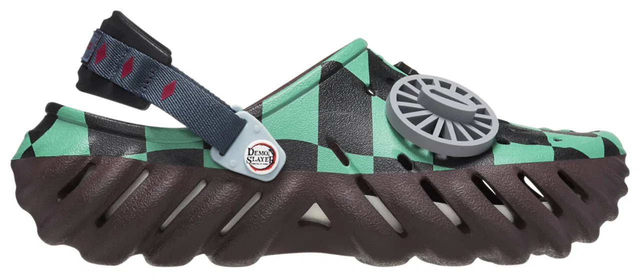 Детские сабо для мальчиков Tanjiro Crocs, Brown/Green