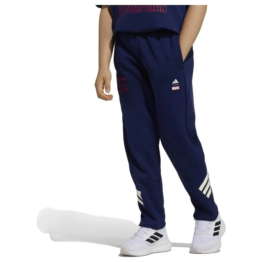 Детские спортивные штаны adidas LK MRVL SM PNT, Синий — фото 2