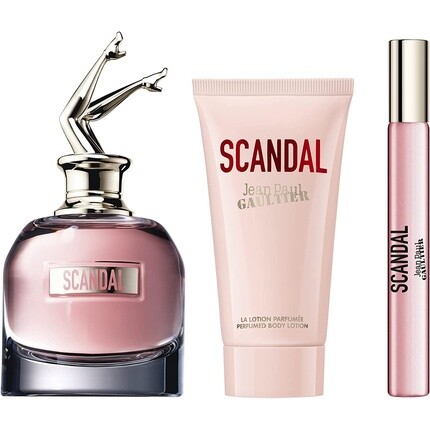 Jean Paul Gaultier Scandal Eau de Parfum Spray and Lotion Set 80 мл и 75 мл с мини-спрей 10 мл — фото 3