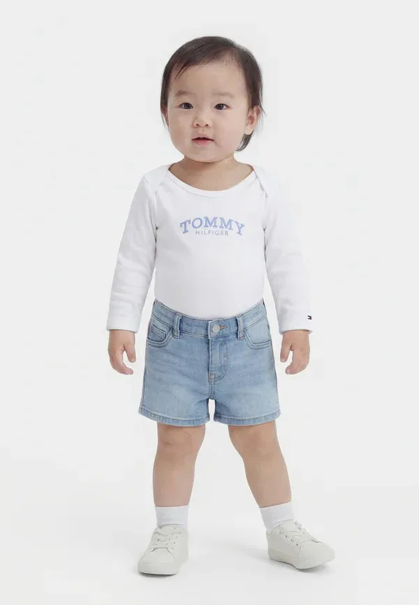 Комплект боди с длинным рукавом, флоральный принт, Tommy Hilfiger, Multi Coloured, мультиколор