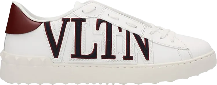 

Кроссовки Valentino Open Sneaker Logo Print - Marine, белый