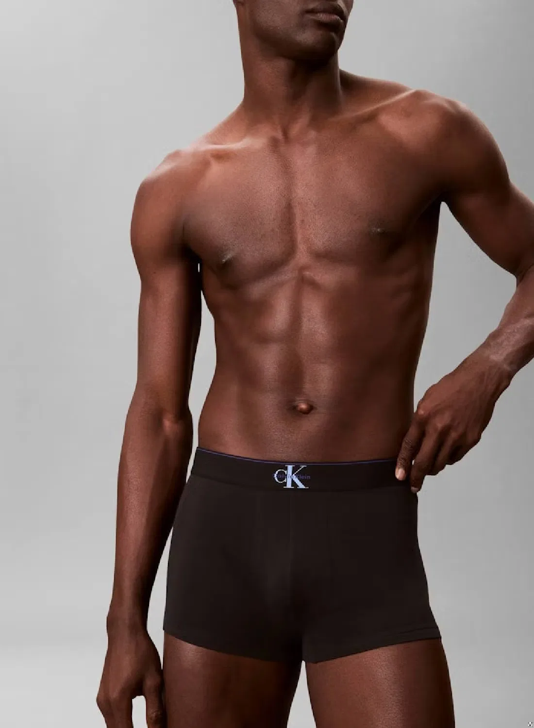 Трусы-боксеры с принтом комплект 3 шт. Graphic Monogram Calvin Klein, черный — фото 4