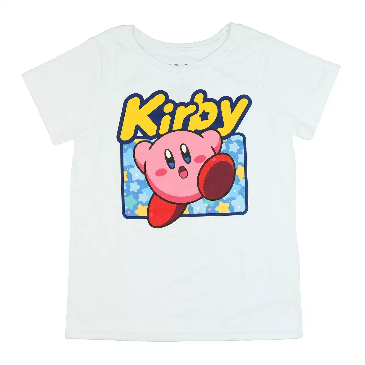 Детская футболка для девочек с принтом Kirby Seven Times Six, Белая