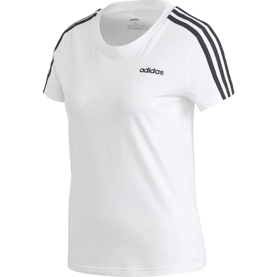 Женская футболка с длинным рукавом adidas Sportswear Essentials 3-Stripes, Розово-белый