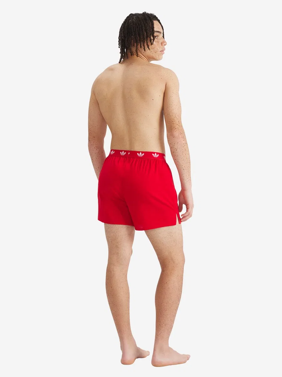 Боксерские шорты ADIDAS ORIGINALS 'Comfort Cotton Woven' темно-синего и красного цвета — фото 4