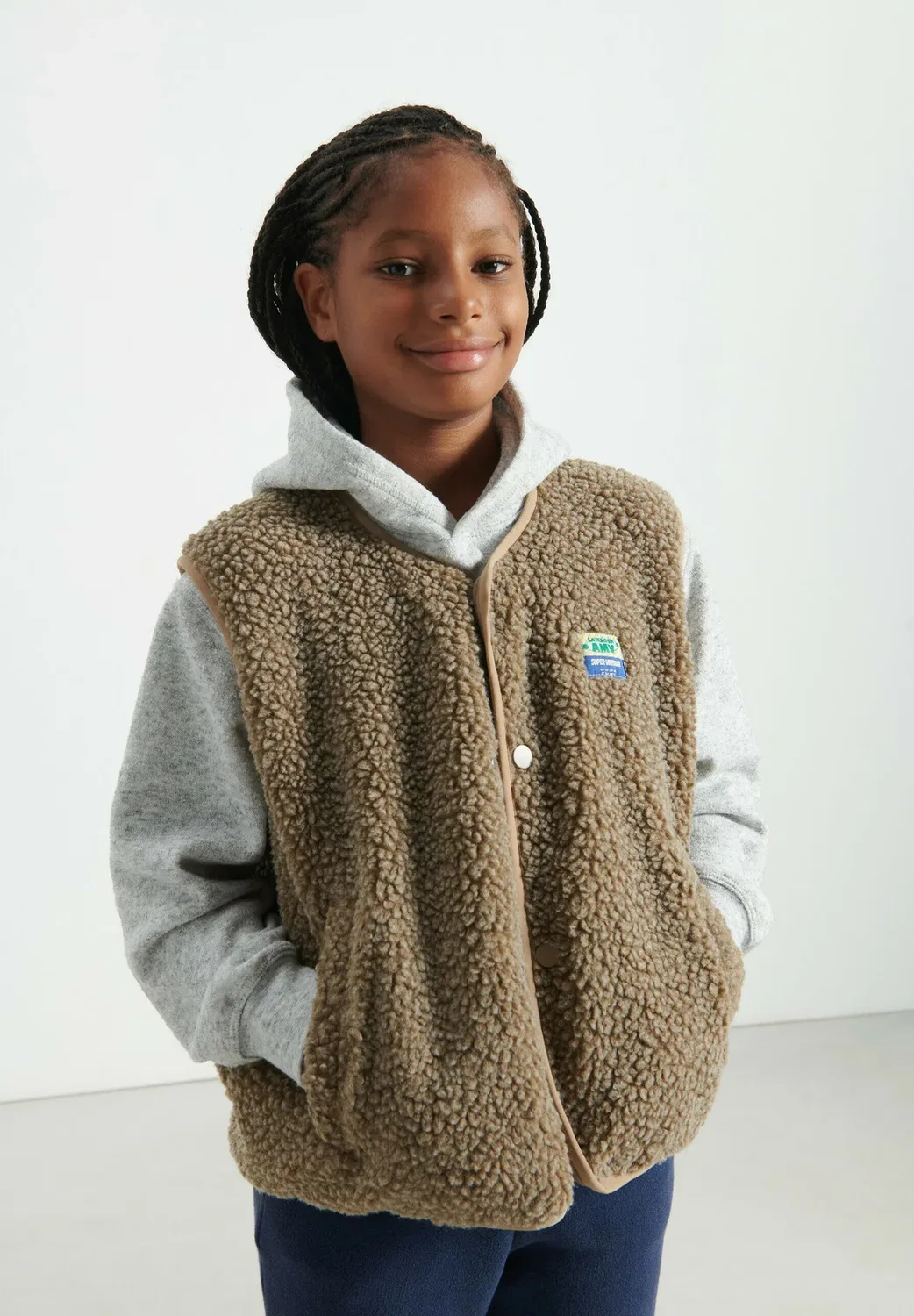 Детский жилет Veste enfant hoktown унисекс American Vintage, Muscade Chine