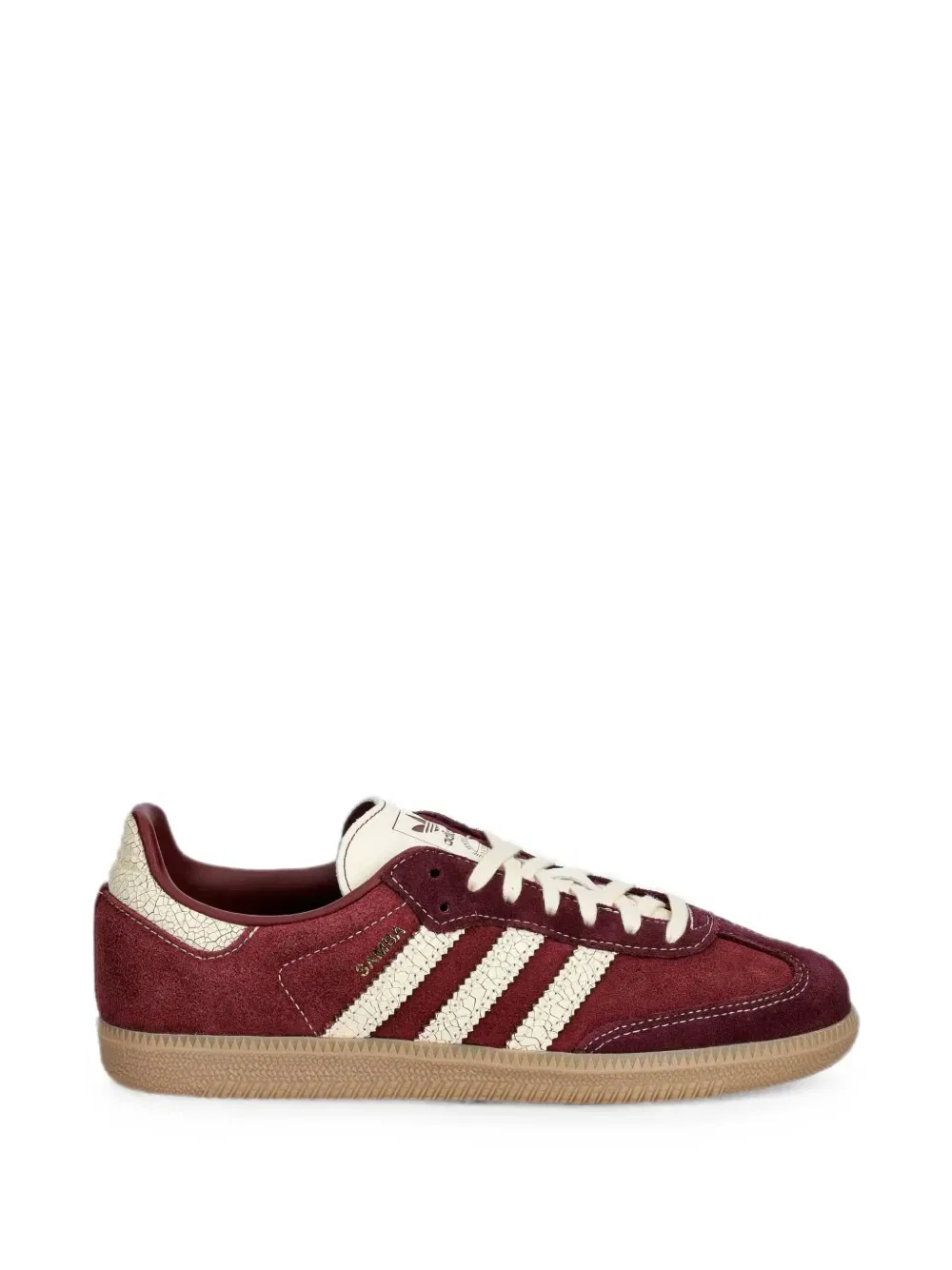 Замшевые кроссовки Samba OG Adidas Kids, красный — фото 2