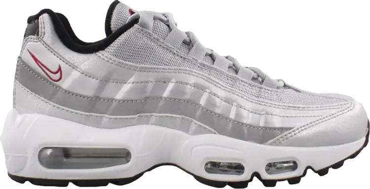 Кроссовки Nike Wmns Air Max 95 QS 'Silver Bullet', серебряный