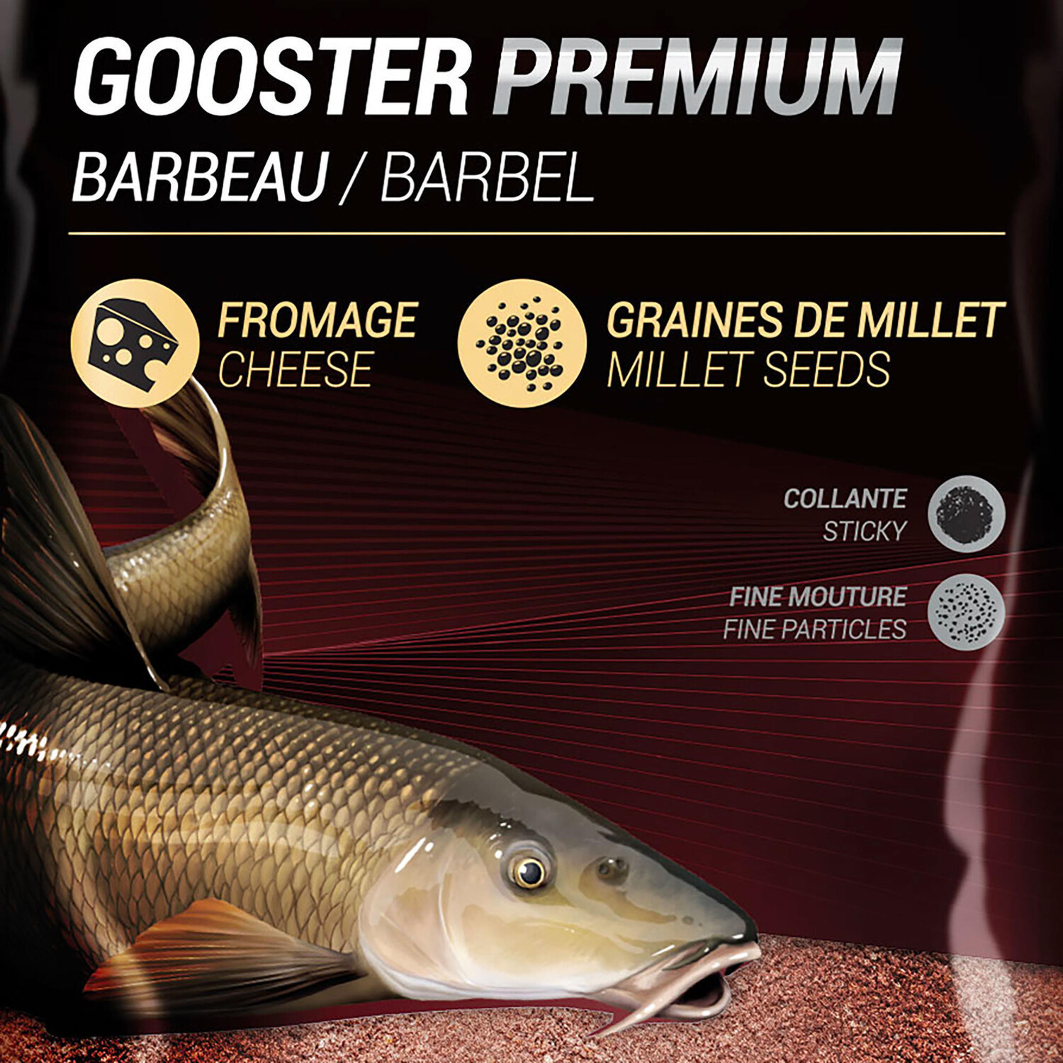 

Кормовая добавка Gooster Premium Red Barbel 1 кг CAPERLAN