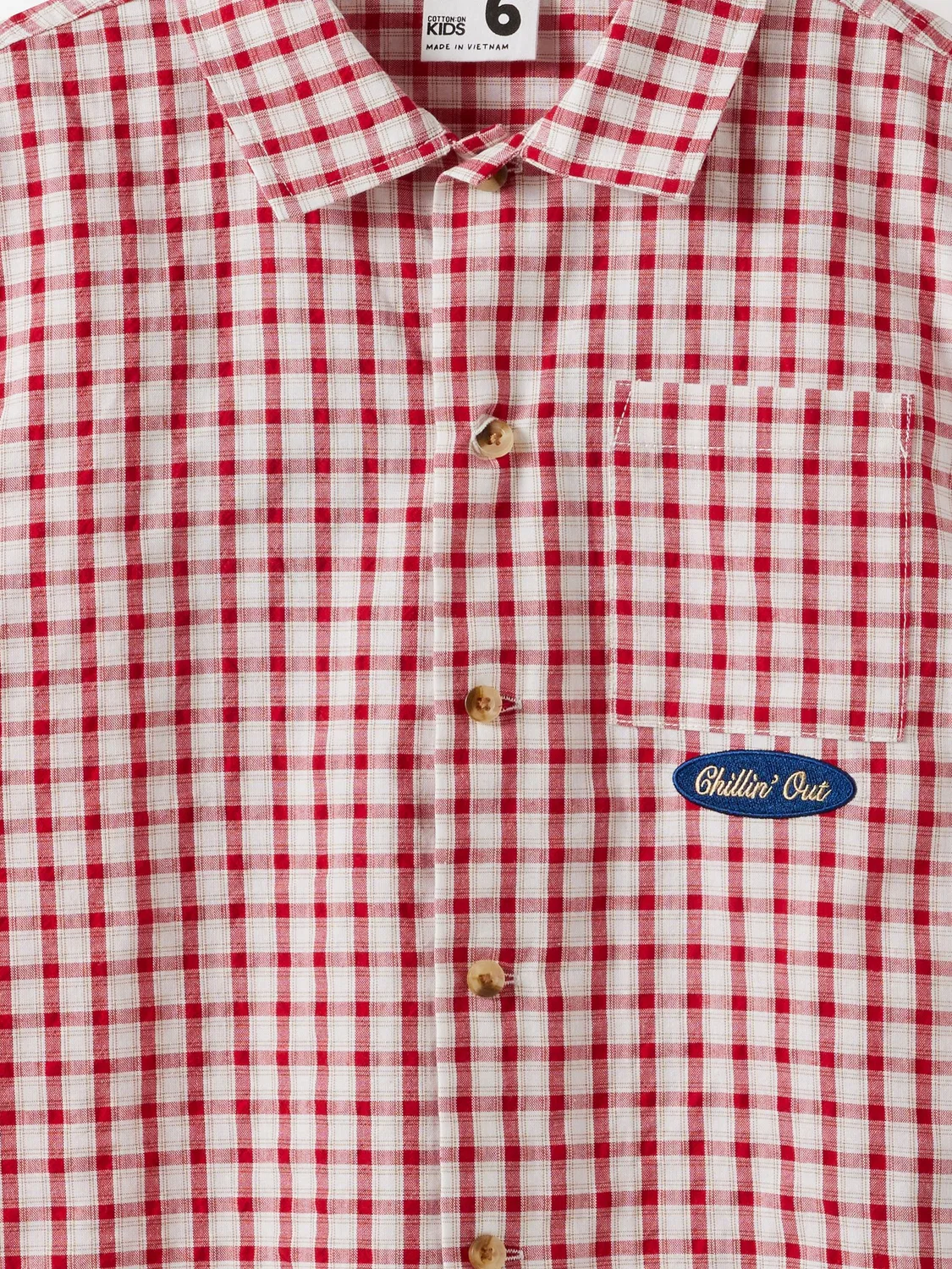 Футболка свободная Boxy Skate Cotton On, красный — фото 2