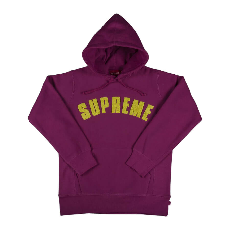 

Худи Supreme Scarface Chenille Arc Logo Sweatshirt, фиолетовый