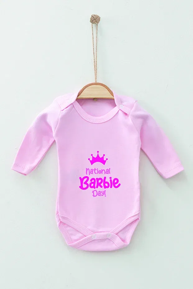 Детское боди с длинным рукавом Adabebek, Pink