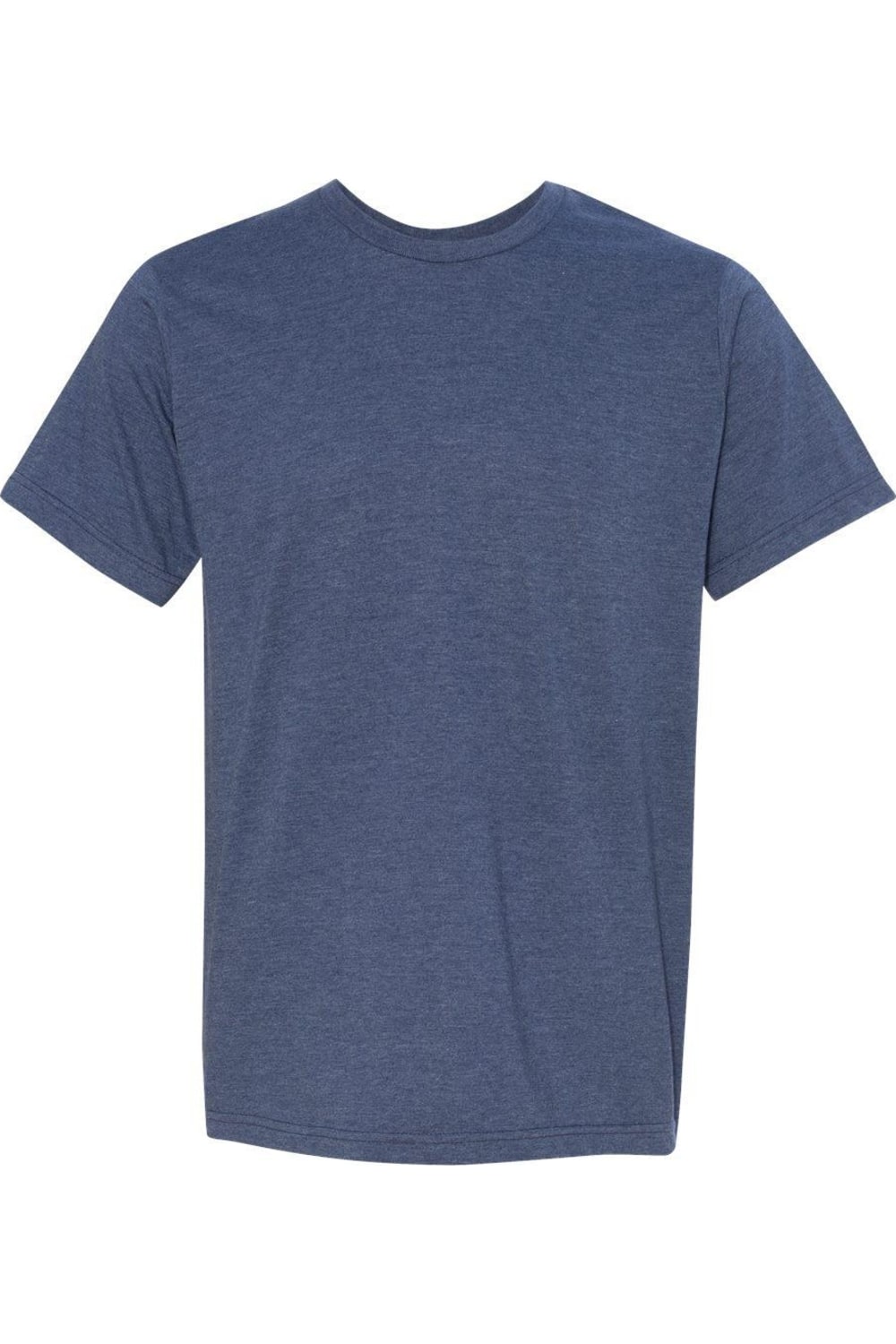 

Футболка унисекс Ringspun 50/50 из материала Bayside USA-Made, цвет heather navy