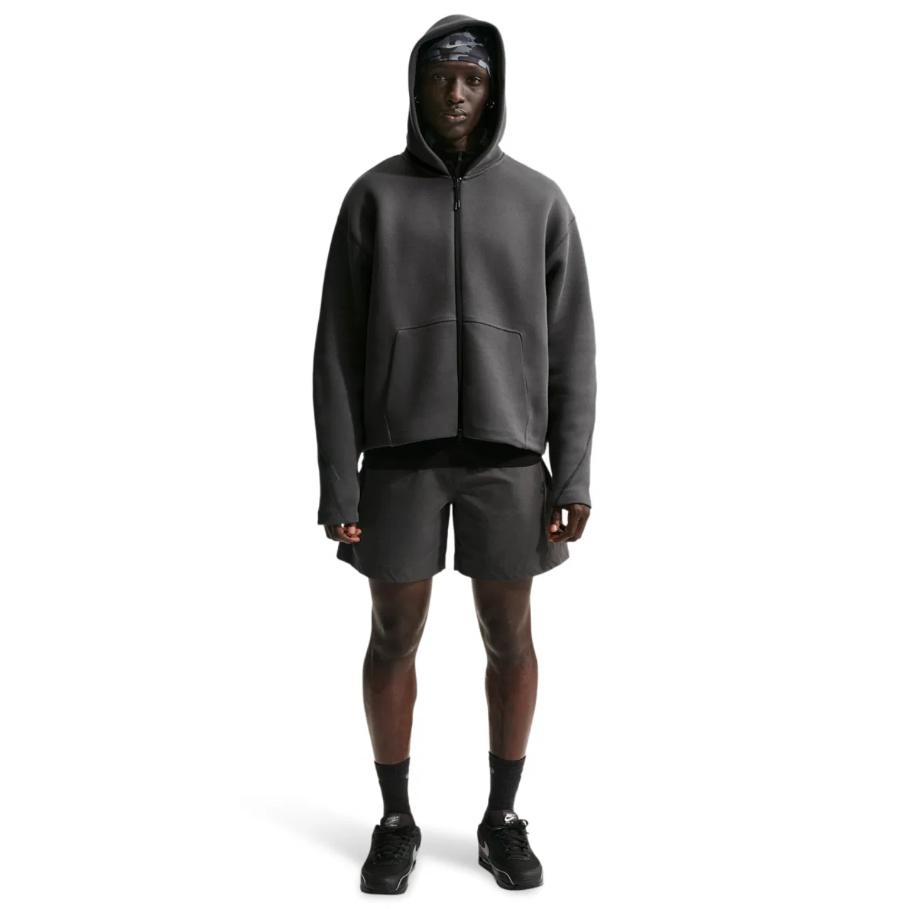 Мужская куртка Tech Fleece Ergo Full-Zip Nike, цвет Anthracite/Black — фото 3