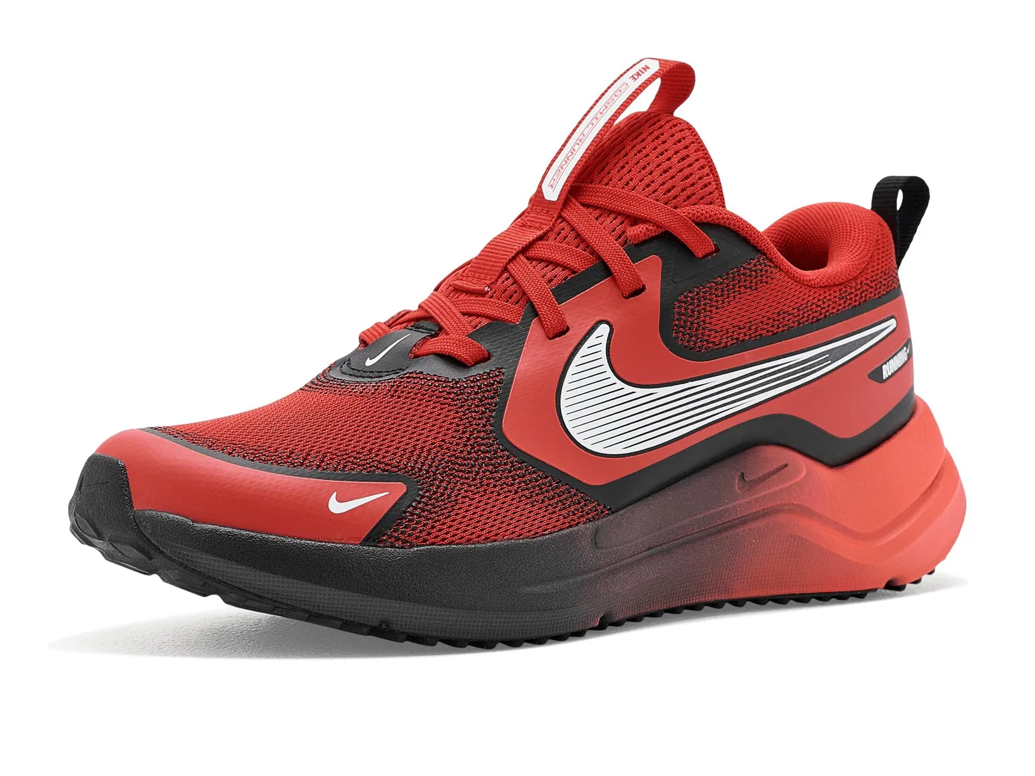 Кроссовки Cosmic Runner Swoosh (для больших детей) Nike Kids, University Red/White/Red Orbit — фото 2