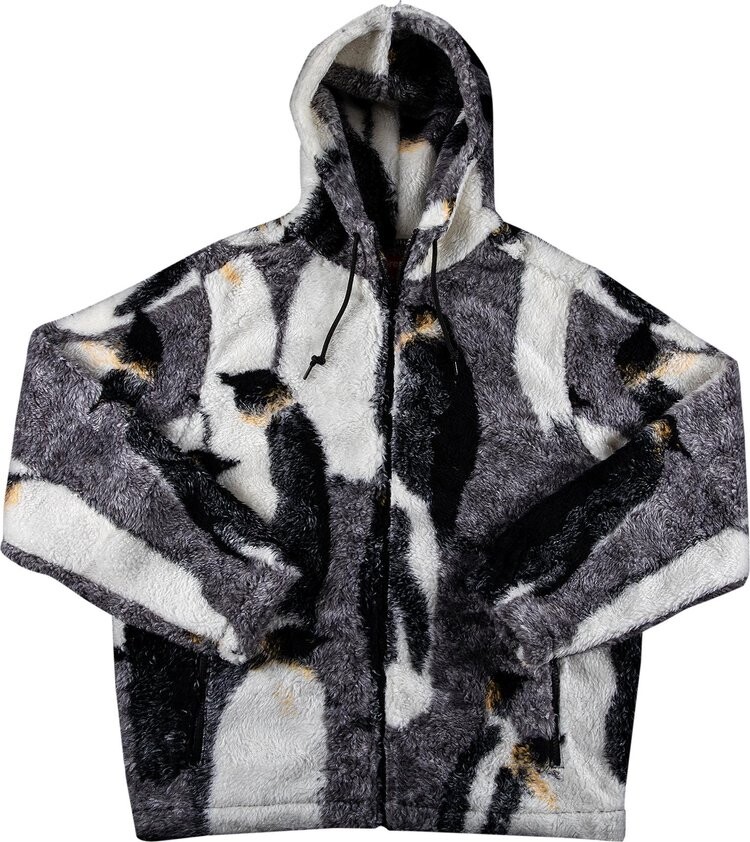 

Куртка Supreme Penguins Hooded Fleece Jacket 'Black', черный