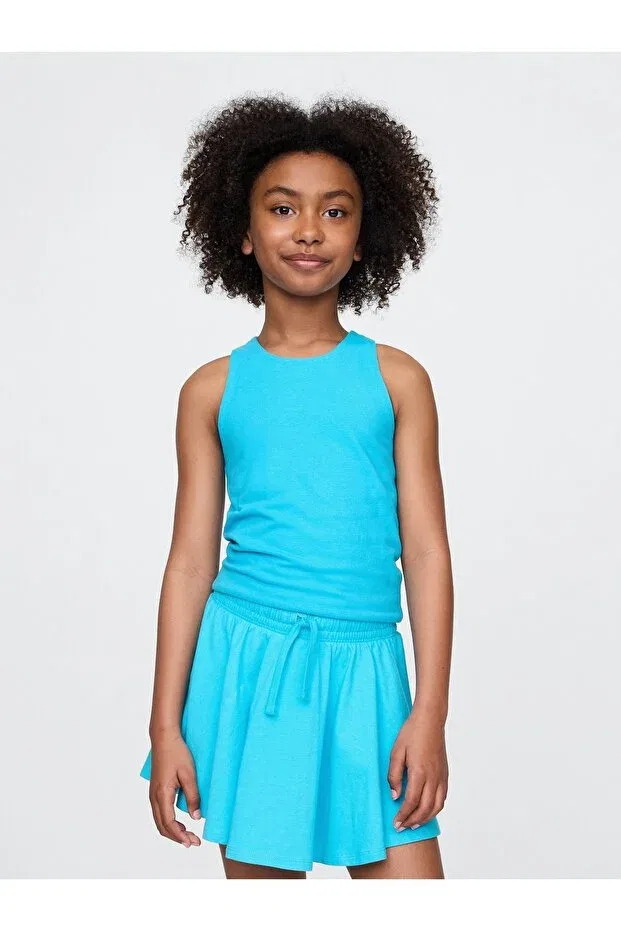 Детский топ для девочек без рукавов Gap, Blue-5005