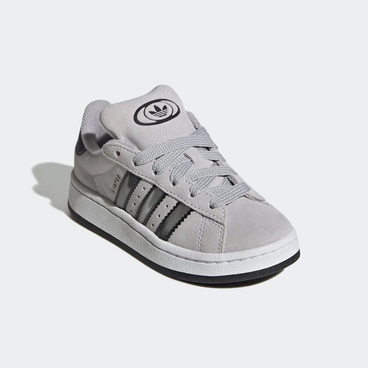 Детские кроссовки с гладкими 3-полосками Adidas Originals, Grey Two/Matte Silver/Core Black