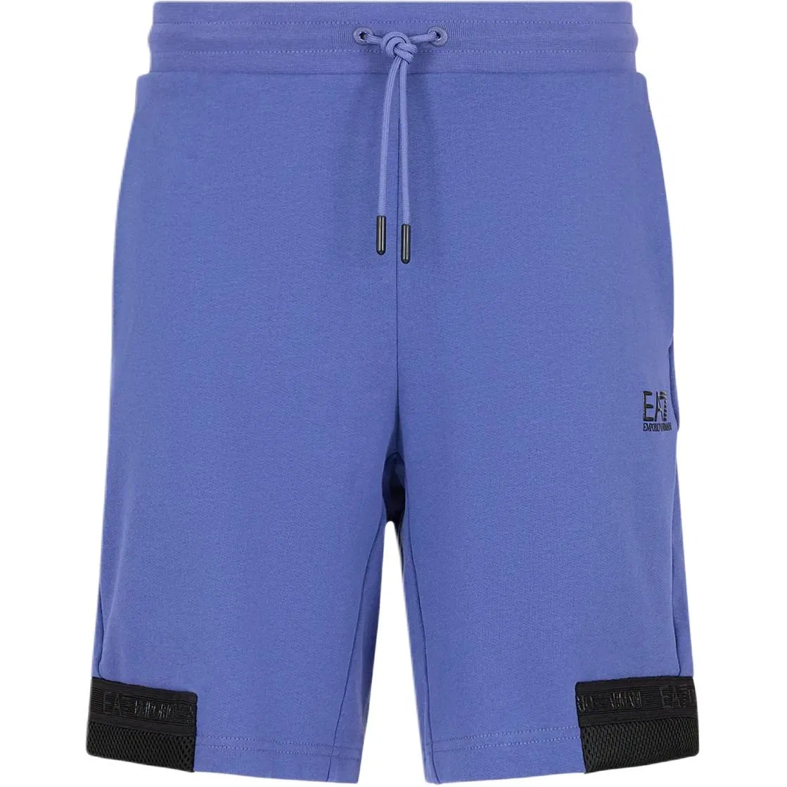 Мужские шорты повседневные с принтом EA7 SS24 Casual Shorts EMPORIO ARMANI, Blue Purple