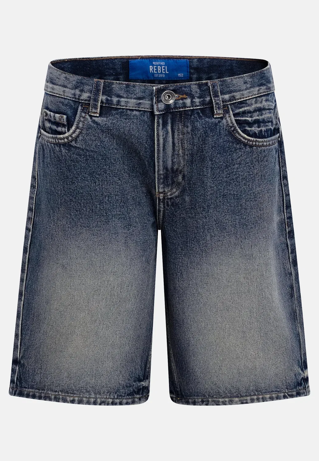 Tekingston - джинсовые шорты Redefined Rebel, Dusty Blue — фото 4